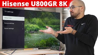 Hisense U800GR 8K TV Review  Should you go for this 75quot Roku TV [upl. by Farrell198]