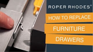 How to remove and replace bathroom furniture drawers from Roper Rhodes [upl. by Jerome]