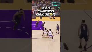 THESE 2k COMMENTATORS MUST BE STOPPED shorts 2k nba nba2k23 quotes edit funny viral [upl. by Dagmar]