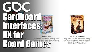 Board Game Design Day Cardboard Interfaces UX for Board Games [upl. by Aikemehs]