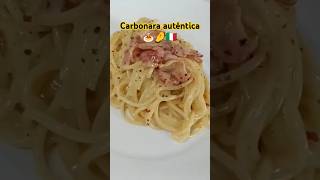 Carbonara Receta Original 🇮🇹🍝 pasta italy queso espagueti cocina food foodlover italianfood [upl. by Hafeenah]