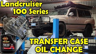 How to Change Transfer Case Oil – Toyota Landcruiser 100 Series amp Lexus LX470 [upl. by Abana]