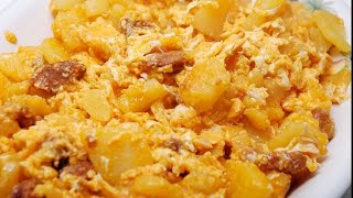 Revuelto de patatas y chorizo Grandma scrambled [upl. by Zeiger]