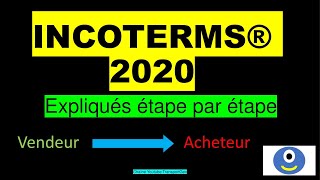 INCOTERMS 2020 expliqués étape par étape bacpro otm logistique transport logistics formation [upl. by Rednasxela79]