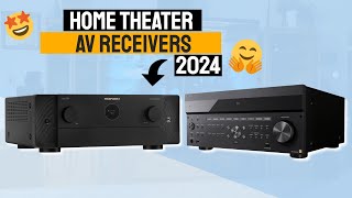 Best Home Theater AV Receivers 2024  Denon Onkyo Sony amp Marantz [upl. by Eelame]