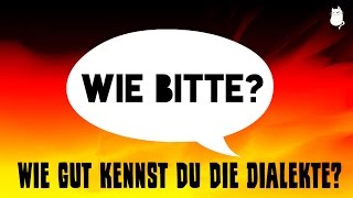 Dialekte in Deutschland Kannst du sie erraten [upl. by Millda]