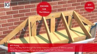 How to Install a GRP Bay Roof  IG Elements [upl. by Namajneb]