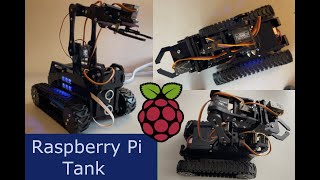 Adeept RaspTank  Raspberry Pi Robot with Tracks and Robotic Arm  Assembly and Demo [upl. by Akered870]