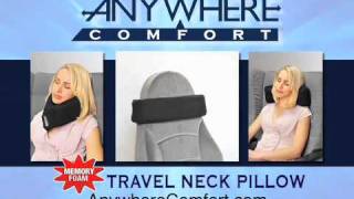 Anywhere Comfort Memory Foam Travel Neck Pillow [upl. by Garrison]