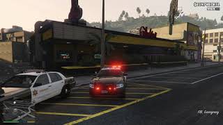 lasd and chp and lapd siren gta5 [upl. by Ikkiv]