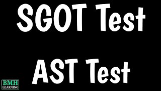 SGOT Test  AST Test  Aspartate Aminotransferase Test  LFT [upl. by Enalahs]