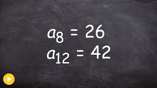 Find the first several terms of a sequence with given two terms [upl. by Malley]