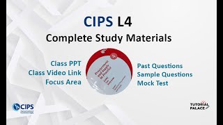 CIPS Level 4 Full Study Materials [upl. by Hajan]