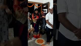 kelvan wedding bride love ytshorts couplegoals weddingsong marathi marathisong shetkari [upl. by Siesser]