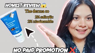 HONEST REVIEW😱😭THE DERMA CO 2 SALICYLIC AND 2 NIACINAMIDE FACE WASH RIVIEW😱 youtubevideo [upl. by Nylzaj952]