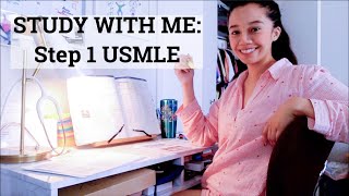 USMLE STEP 1 Study With Me for 1 Hour w Ambient Background Noise [upl. by Reivax]