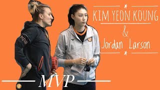 Jordan Larson and Kim Yeon Koung eczacibaşivitra 2018 [upl. by Akili]