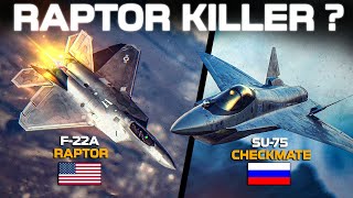 F22 Raptor Vs Su75 Checkmate 5th Generation Duel  Digital Combat Simulator  DCS [upl. by Sanfred524]