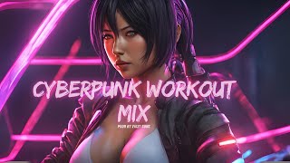 Cyberpunk Synthwave Phonk WorkoutGymRunning Music Mix [upl. by Lonergan]