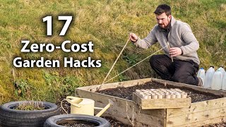 17 Brilliant FREE Vegetable Gardening Hacks  More Food for Less Effort [upl. by Sukey994]