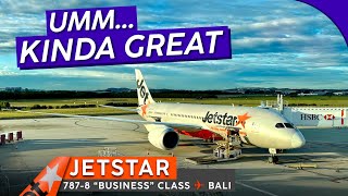 JETSTAR 7878 quotBusinessquot Class 🇦🇺 ⇢ 🇮🇩【Trip Report Brisbane to Bali】Surprisingly Great [upl. by Amlas601]