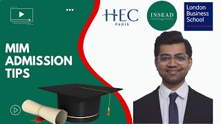 How I Got Into INSEAD and HEC Paris MIM with Scholarship [upl. by Eseerehc]