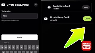 Crypto Slang Part 2 Blum verify keyword Blum today code blum verification keyword Blum new code [upl. by Kennan849]