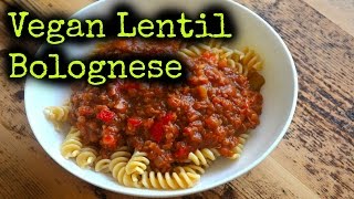 Vegan Lentil Bolognese [upl. by Wilfreda]