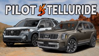 2024 Kia Telluride VS 2025 Honda Pilot  Which Family SUV Truly Reigns Supreme [upl. by Defant696]