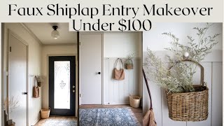 Affordable Small Entryway Makeover [upl. by Almira]