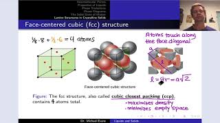 The Bodycentered Cubic and Facecentered Cubic Structures  OpenStax Chemistry 2e 106 [upl. by Kinom281]