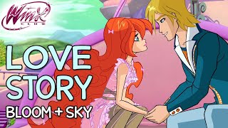 Winx Club  Bloom and Skys love story from Season 1 to Season 7 [upl. by Lleruj]