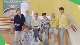 BTS x TOKOPEDIA COMPILATION 20192021  BehindtheScene 2019 [upl. by Marteena]