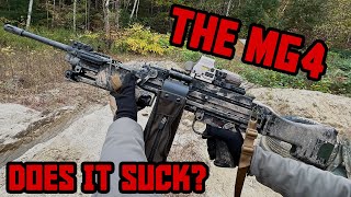 Shredding with an Airsoft LMG  The Elite Force VFC HampK Mg4 Review and Gameplay [upl. by Alroy908]