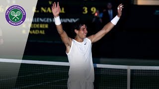 Roger Federer vs Rafael Nadal  Wimbledon 2008  Match point and celebrations [upl. by Giglio973]