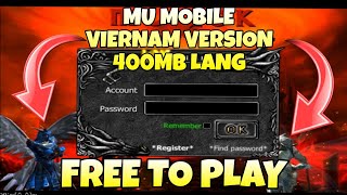 MU Mobile Vietnam Version Legend Of Kundun 400MB Only MU Online Mobile [upl. by Buatti]