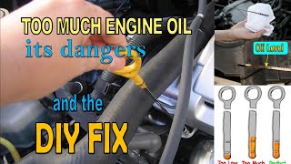 Too Much Engine Oil Dangers and DIY Fix [upl. by Dis]