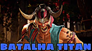 BATALHA TITAN no Mortal Kombat 1  Troféu Os Poderosos Caíram [upl. by Flanna934]