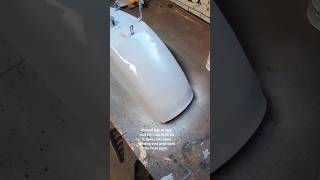 Fabbedstripprimed protective paint to stop rust  hondashadow750 hondashadow diy [upl. by Ahselaf733]