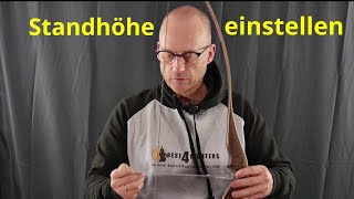 Standhöhe beim Recurve einstellen [upl. by Tufts]