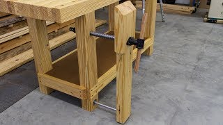 Build a Workbench Leg Vise [upl. by Adiuqal185]