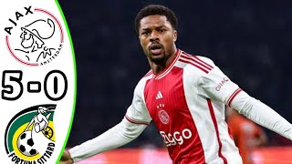 Ajax vs Fortuna Sittard 50 Highlights  Eredivisie 2024 eFootball [upl. by Nora]