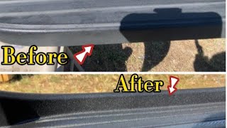 Before amp afterChevy Tahoe running boards gets a restored with herculiner [upl. by King]