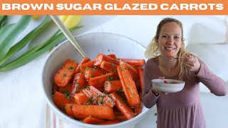 Brown Sugar Glazed Carrots Holiday Recipe [upl. by Cody817]