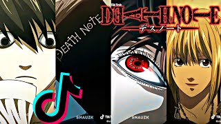 Death Note Tiktok Compilation  part 1 [upl. by Mortie846]