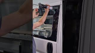 😉shorts I 04 I Glas Schiebefenster einbauen leider hat das vorgesehene nicht gepasst  Ducato [upl. by Gyimah]