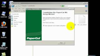 Installation and Configuration of Print Services on Windows Server 2008 using PaperCut NG [upl. by Lizbeth663]