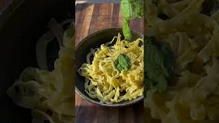 Quick Spinach Pasta Recipe 🍝 [upl. by Marcille]