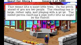 Lets Play Quest for Glory 1 So You Want To Be A Hero [upl. by Nollie684]