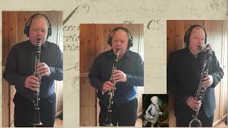 W A Mozart Ganz kleine Nachtmusik KV 648 – As Clarinet Trio 5 Movement Adagio [upl. by Theall34]